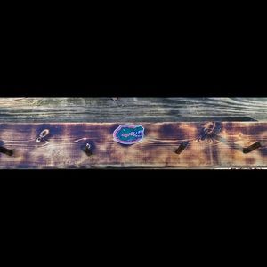 Wooden hat racks or coat racks 3ft long 4 holders